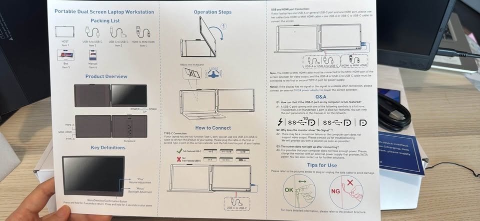 Laptop Screen Extender - 14" Portable Monitor - photo 2
