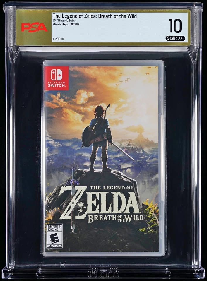 PSA 10 Sealed Zelda Breath of the Wild Nintendo Switch