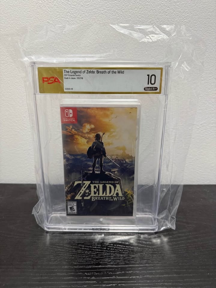 PSA 10 Sealed Zelda Breath of the Wild Nintendo Switch - photo 2