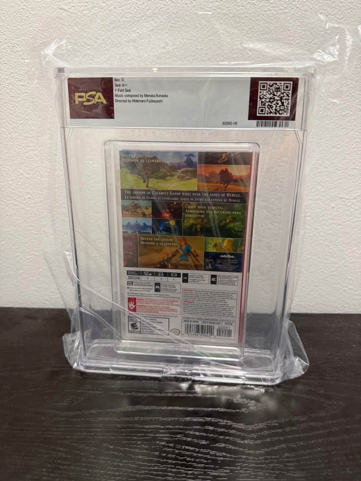 PSA 10 Sealed Zelda Breath of the Wild Nintendo Switch - photo 3