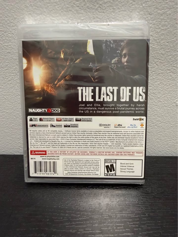 The Last of Us PS3 Brand New Factory Sealed - photo 2