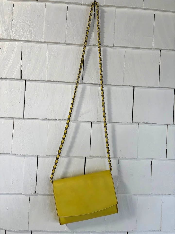 Yellow Forever 21 Crossbody Purse