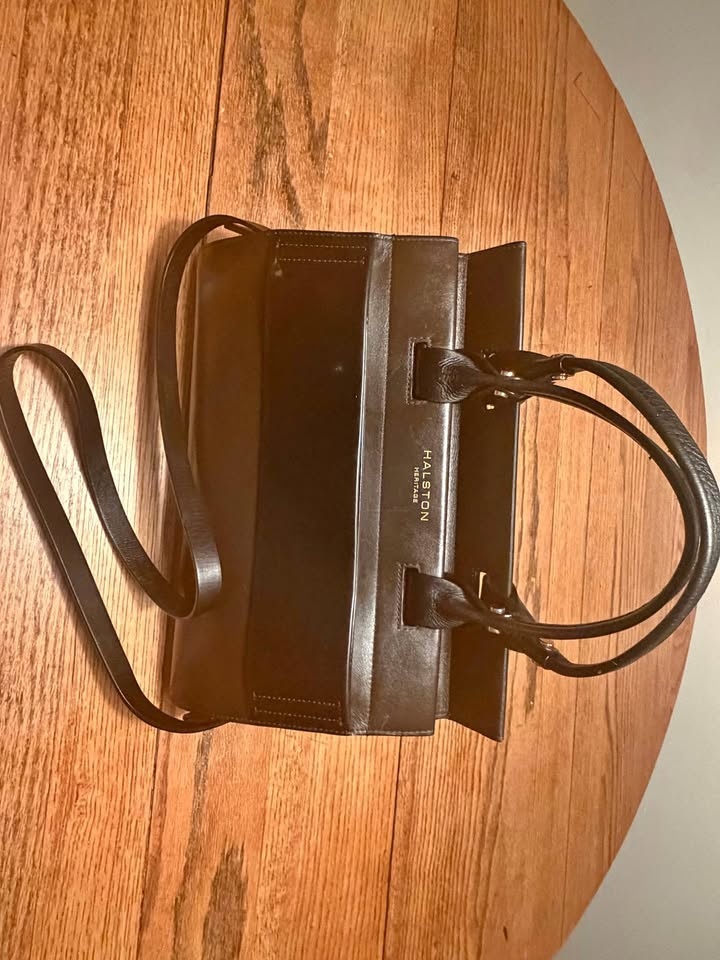 Sophisticated Halston Heritage purse with shoulder strap