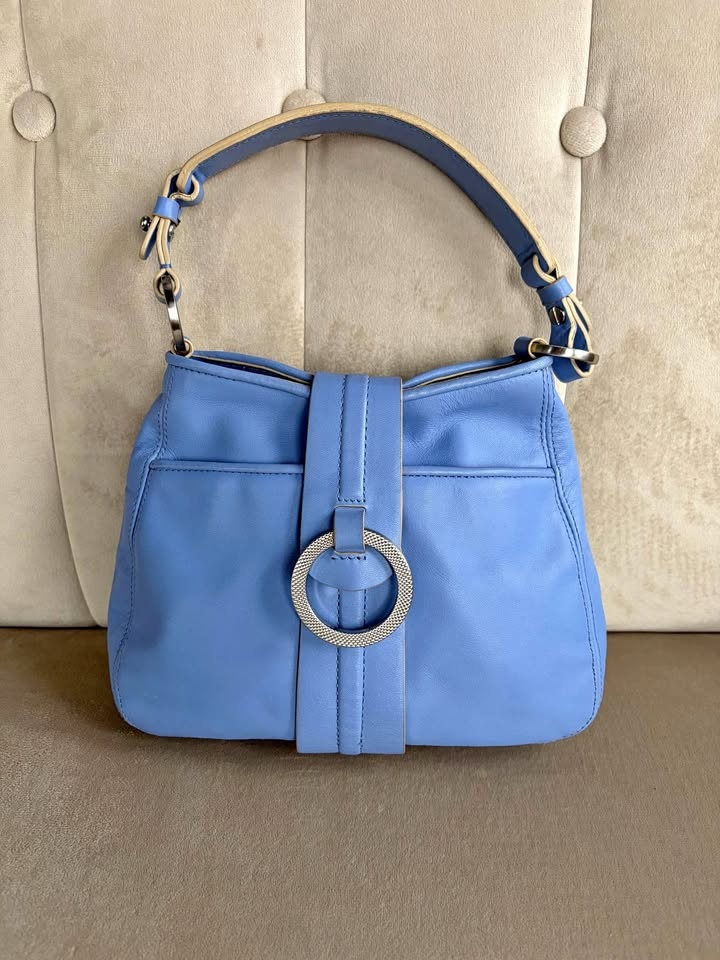 Ann Taylor 'Forget me not' Blue Small Handbag
