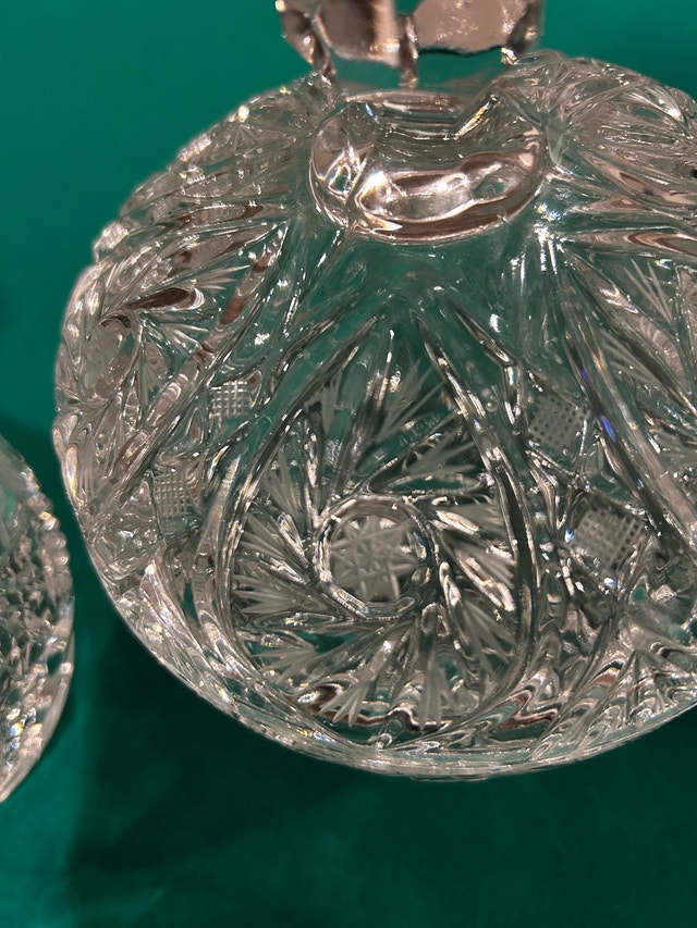 Vintage 24% Lead Crystal Glassware Set - Pinwheel Design - photo 5