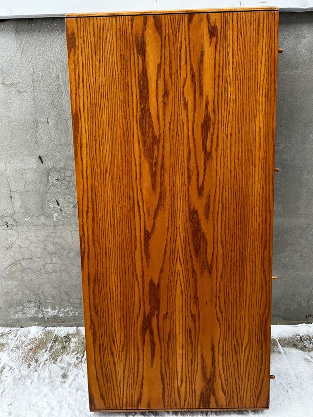 Vintage Waterville Furniture Solid Oak Dining Table - photo 3