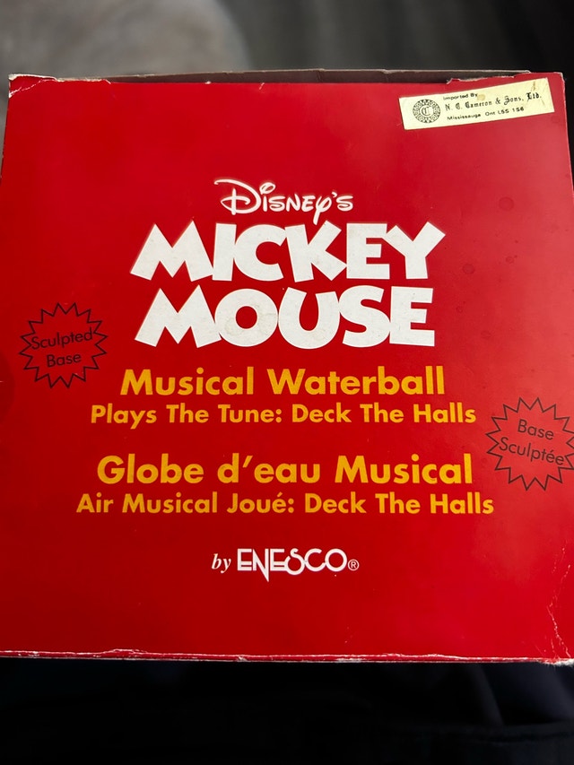 Enesco Mickey Musical Waterball - photo 3