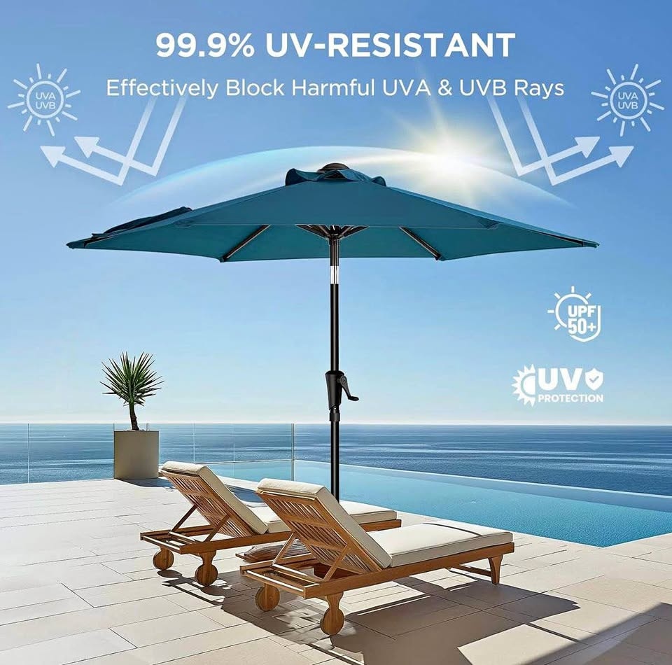 New 7.5-Foot Patio Umbrella (Peacock) - photo 3
