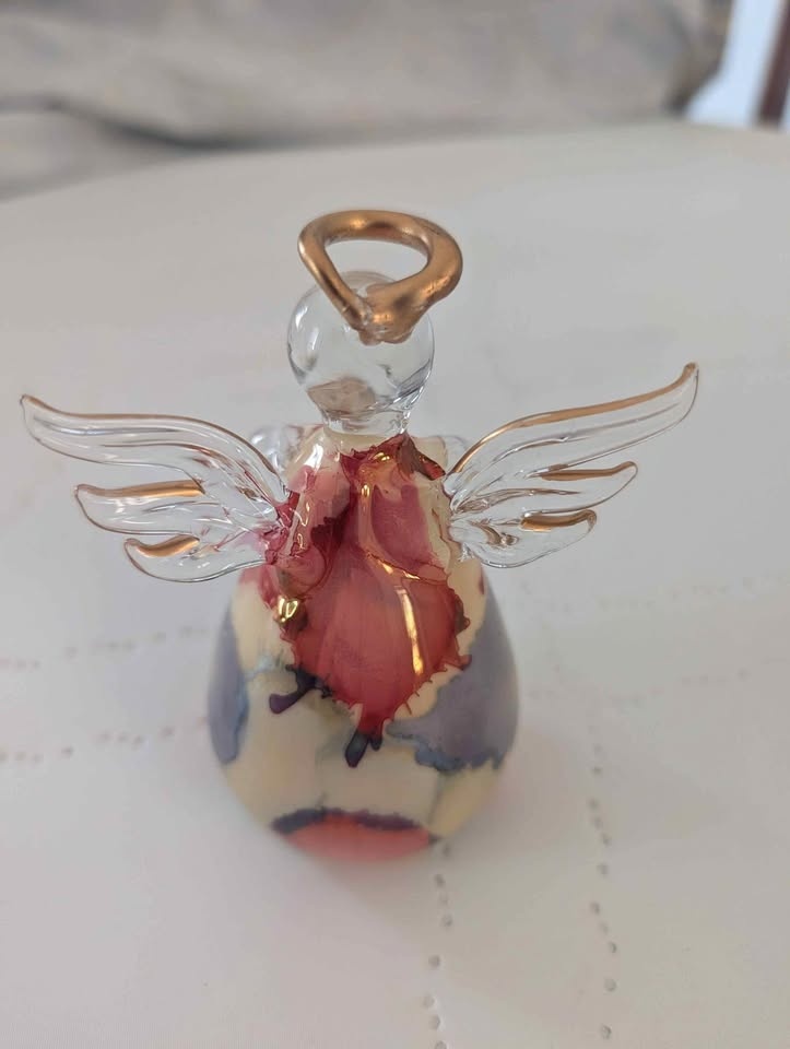 Russ Glass Angel Figurines