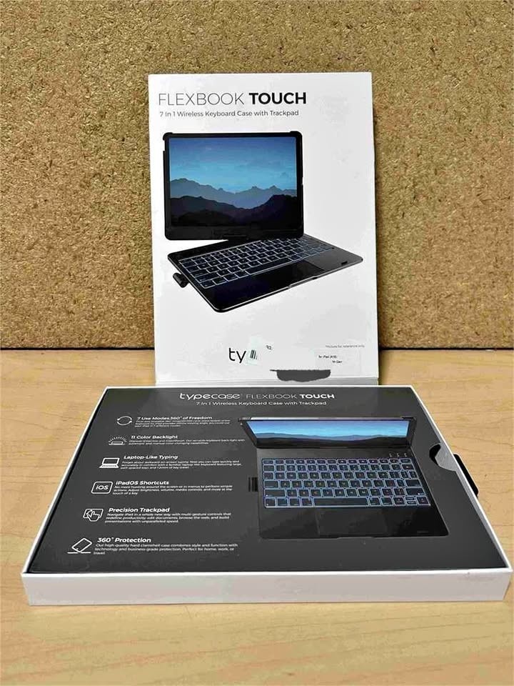 iPad 10th Gen Keyboard Case w/ Trackpad - Fits Air 11, Pro 11