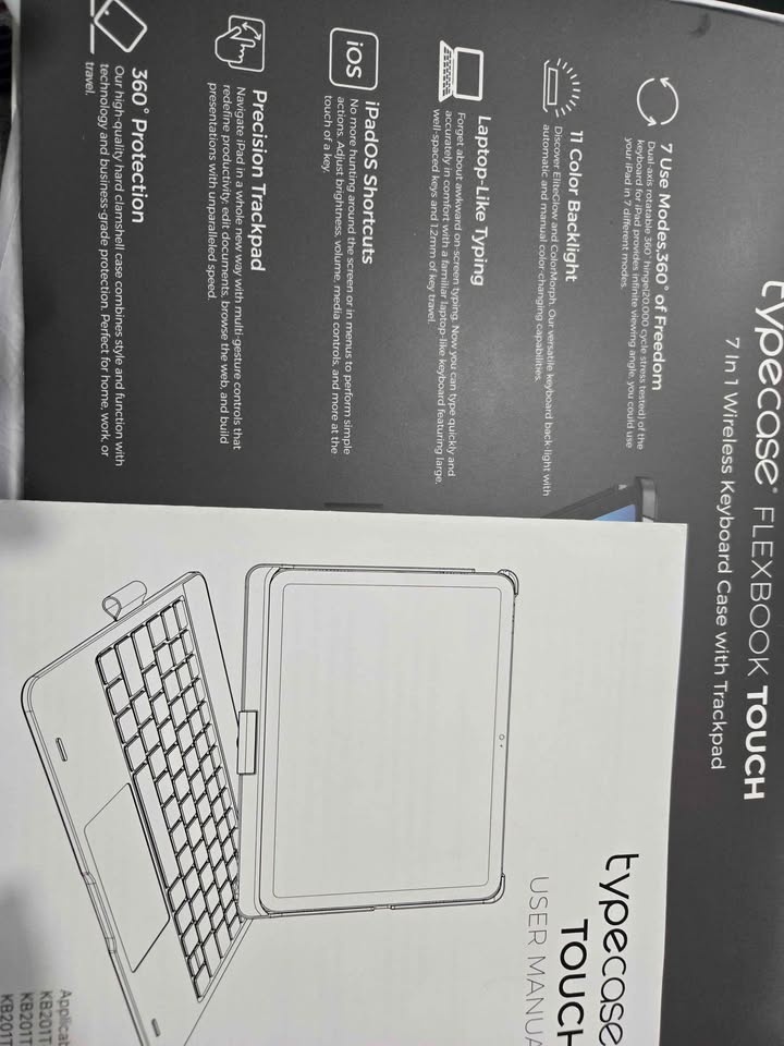 iPad 10th Gen Keyboard Case w/ Trackpad - Fits Air 11, Pro 11 - photo 4