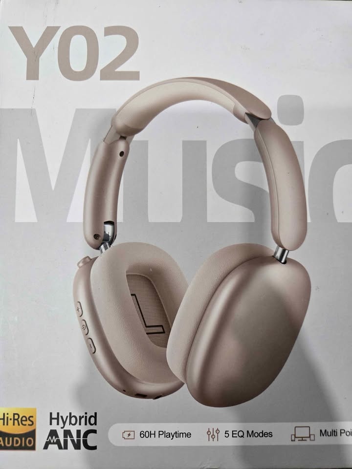 Wentronic Y02 ANC Headphones, 60H Battery, Hi-Res Audio - photo 2