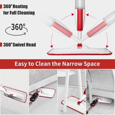 Microfiber Spray Mop Floor Cleaner - Refillable Bottle - Brand N - photo 3
