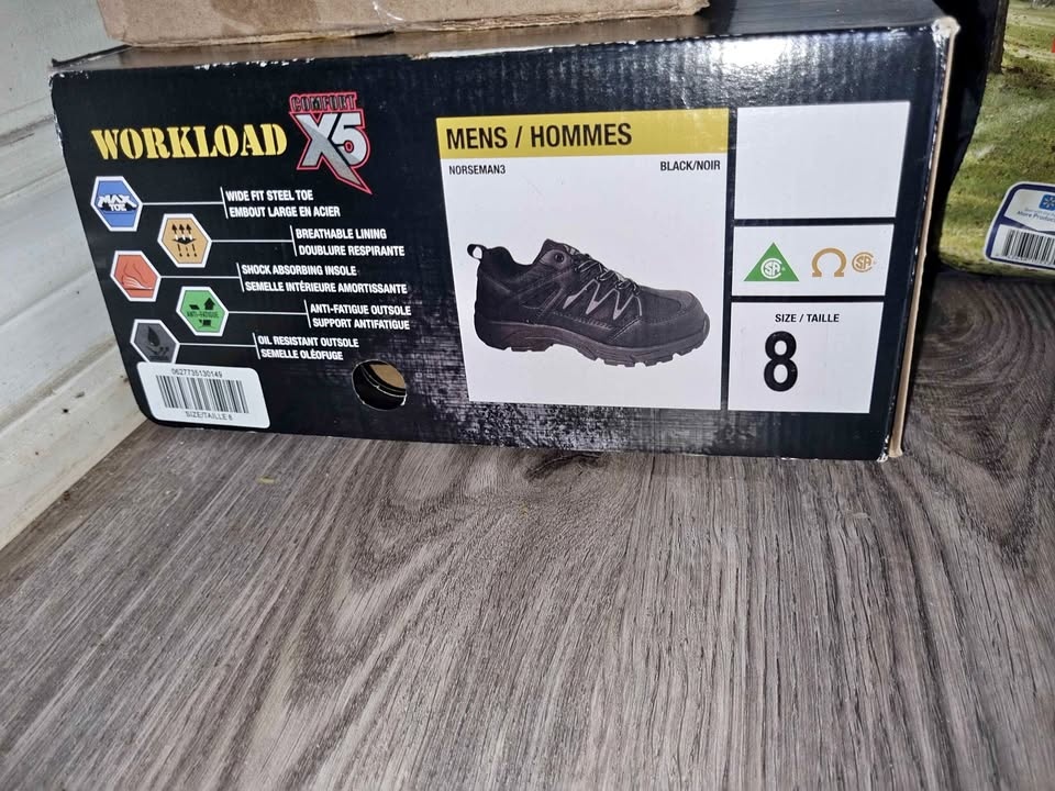 Workload Men's Steel Toe Safety Hiker Shoes