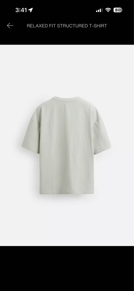 Relaxed fit blue/grey t shirt - photo 2