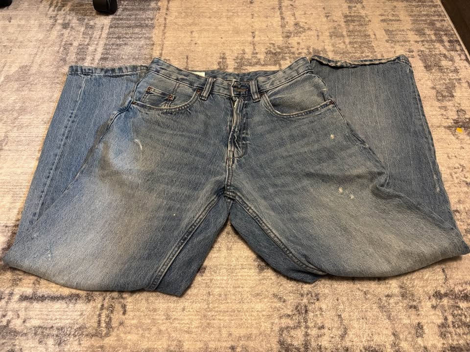 Zara Blue Baggy Jeans Size 29