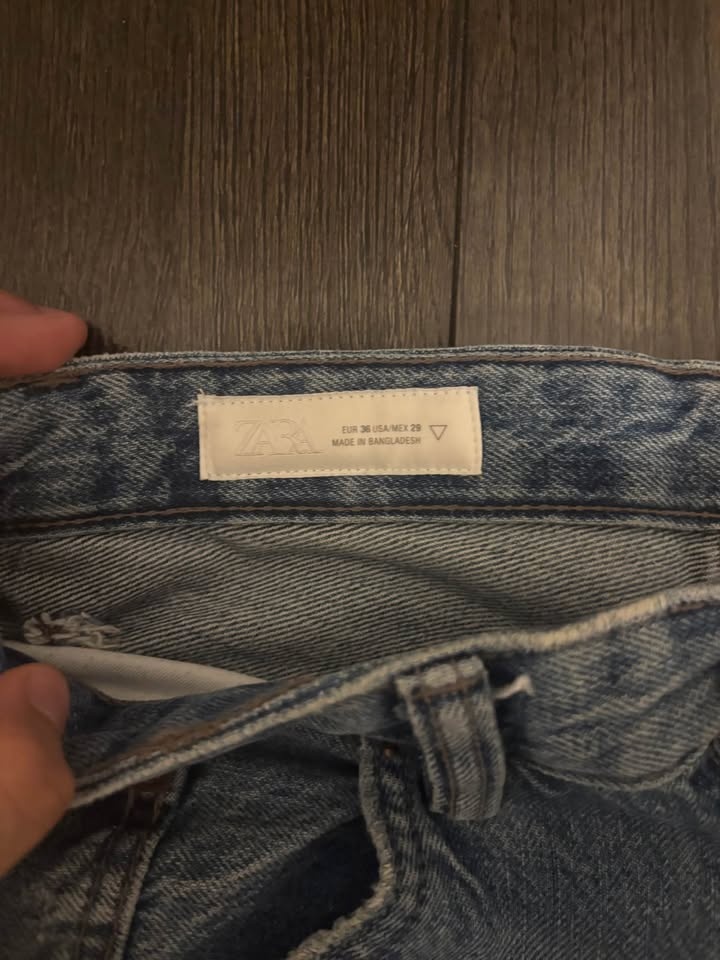 Zara Blue Baggy Jeans Size 29 - photo 2