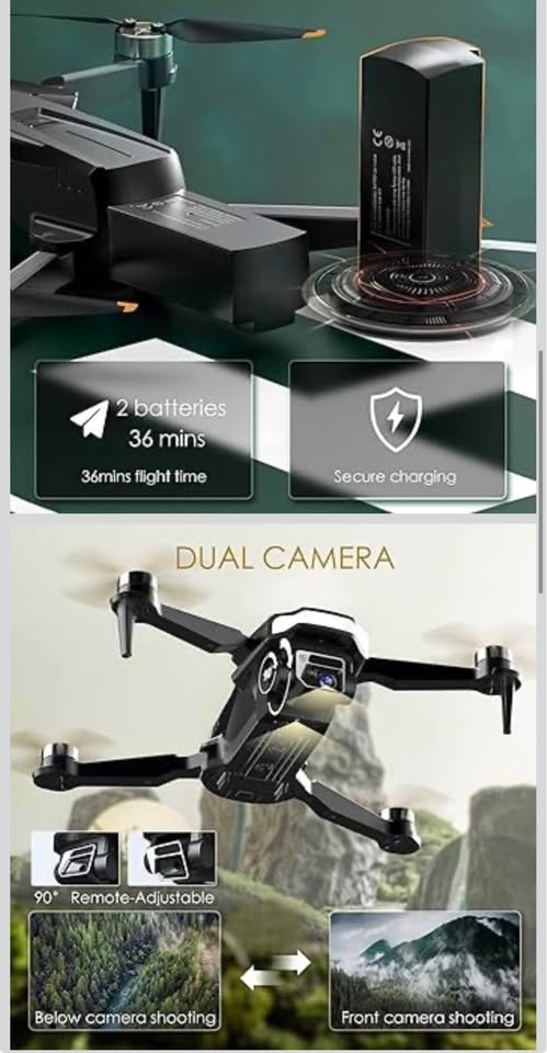 New in box CHUBORY A68 WiFi FPV Drone with 2K HD Camera - photo 4