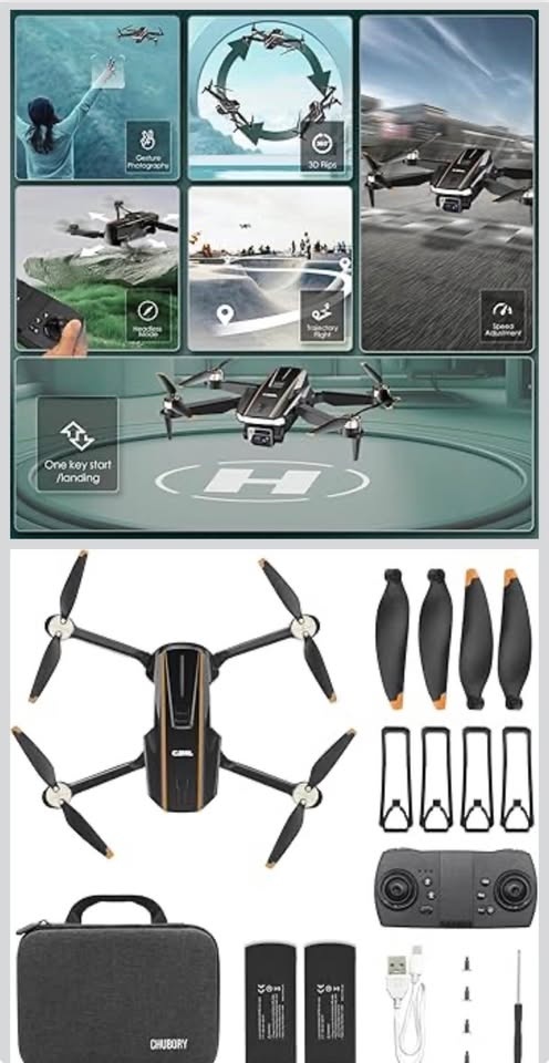 New in box CHUBORY A68 WiFi FPV Drone with 2K HD Camera - photo 5