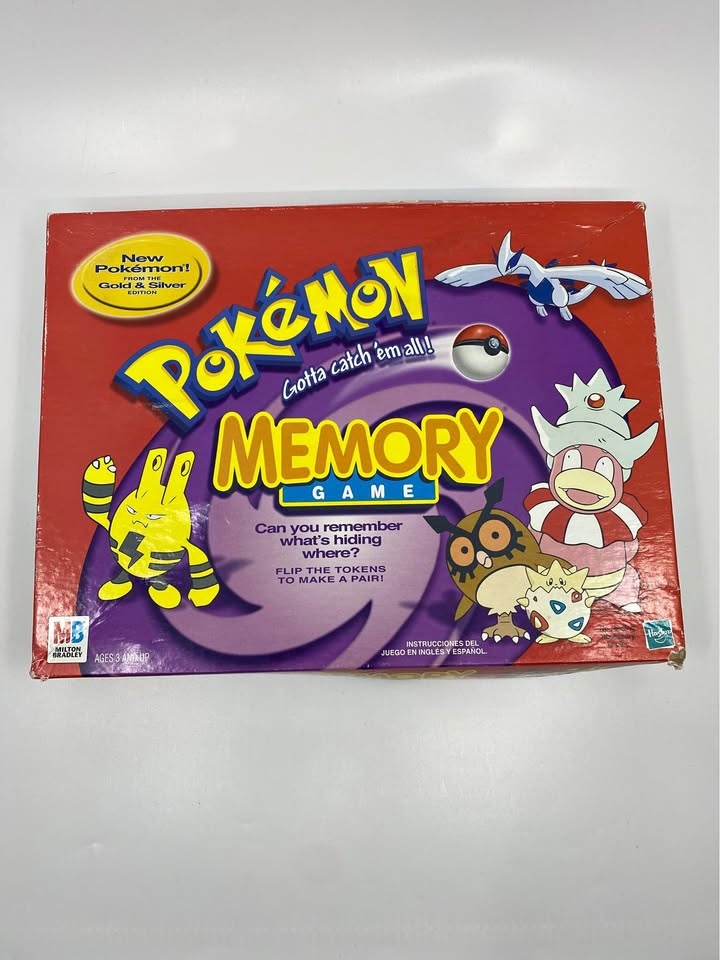 Pokemon Memory Game Gold & Silver Edition 2000