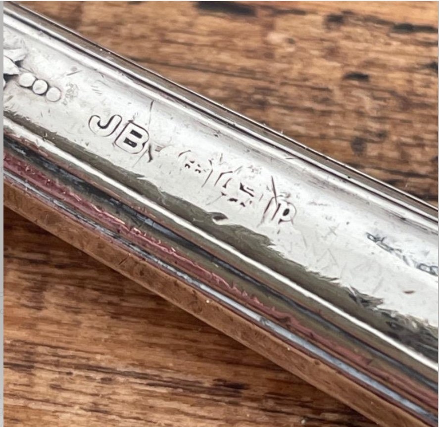 Antique Sterling Silver Dessert Knives | Sheffield 1932 | Set of - photo 3