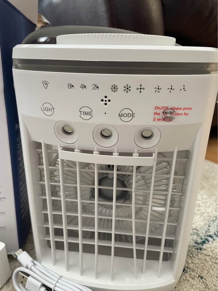 Portable Air Cooler Fan CF-531 w/ LED Lights - photo 4