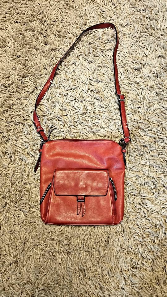 Ricardo Beverly Hills Red Crossbody Bag
