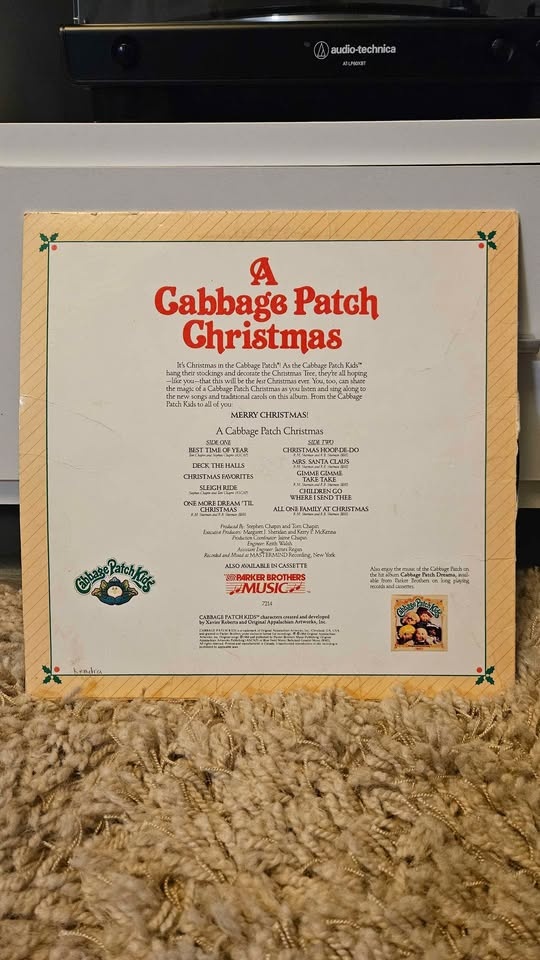 Cabbage Patch Kids Christmas Album Record - photo 2