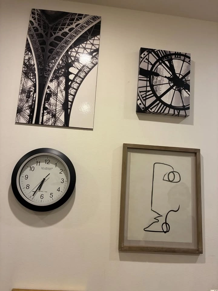 Architectural Eiffel Tower B&W Canvas Art - photo 3