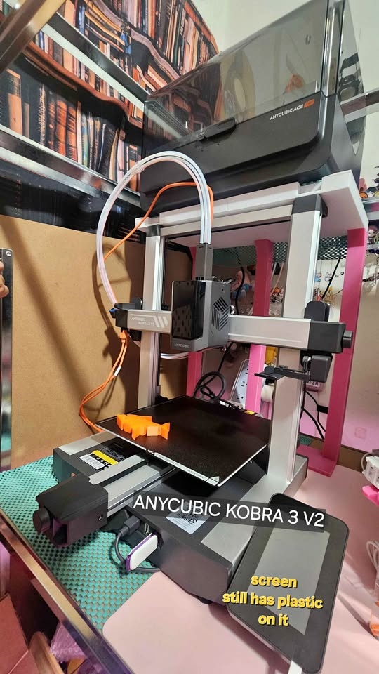 Anycubic Kobra 3 V2 Combo 3D Printer - New + Extras