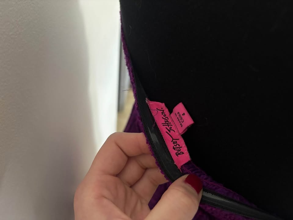 Y2K Betsy Johnson Purple Halter Dress - photo 3