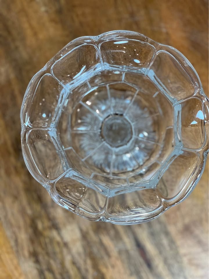 Clear Glass Pedestal Bowl Compote Dish - photo 3