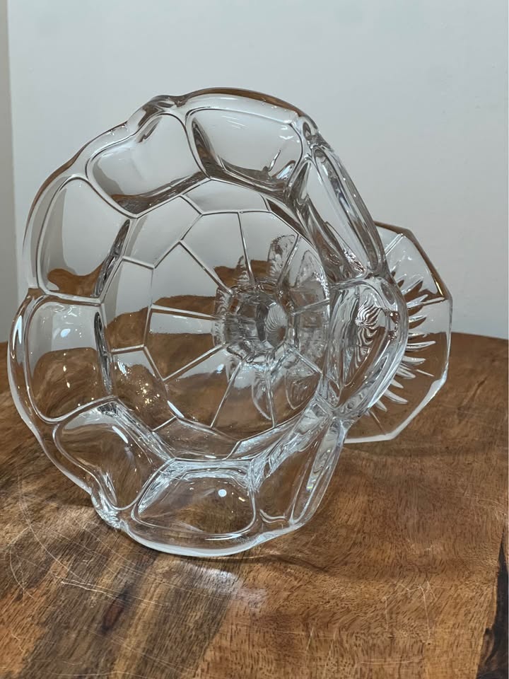 Clear Glass Pedestal Bowl Compote Dish - photo 5