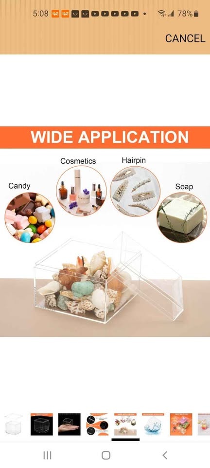 Clear Acrylic Cube Boxes 6.5cm - 100 Pieces - photo 5