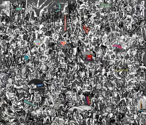 Rare 71x71" Shower Curtain: Tom + Gohard Landmarks + Finland Men - photo 4
