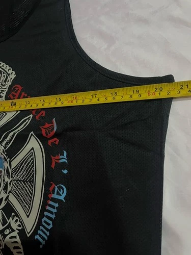 Vintage JPGaultier Black Mesh Tank Top Men's LG - photo 3