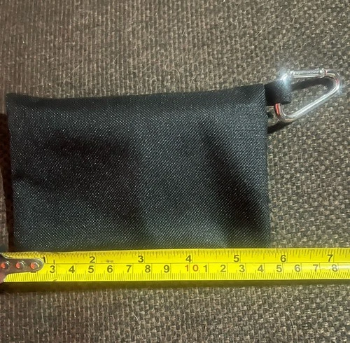 Reason Clothing Relax Rolex Red/Black Keychain Zip Pouch 6"x3.5" - photo 2