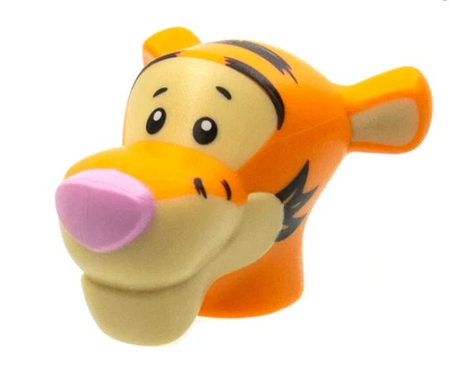 Tigger LEGO Minifigure Head Only (Disney 21326)