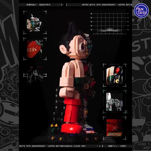 70th Anniversary Astro Boy Building Blocks Kit (1258pc) - photo 2