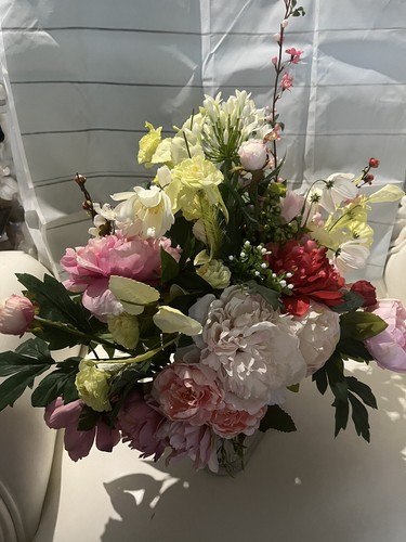Custom made Lush Luxurious flower arrangements In a Mid century - photo 3