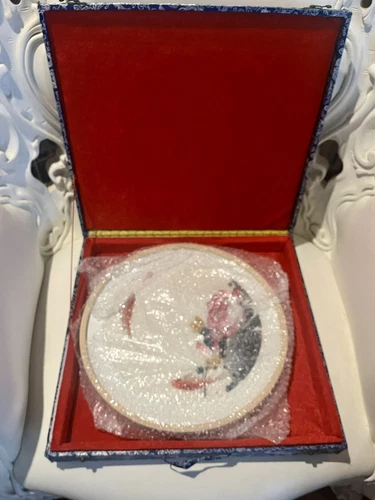 Modern Minimalist Embroidery Wall Art - Koi Pond - photo 4