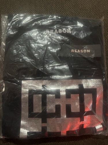 Reason Black Men's GIVENCHEAP Metallic Chrome Graphic Tee NWT LG - photo 4