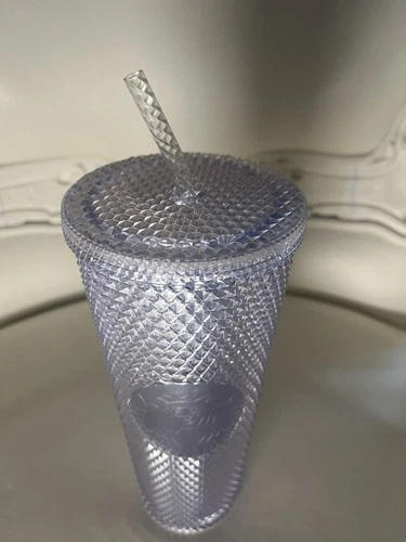 2019 Starbucks Bling Platinum Studded Venti Tumbler 24oz w/ Stra - photo 3