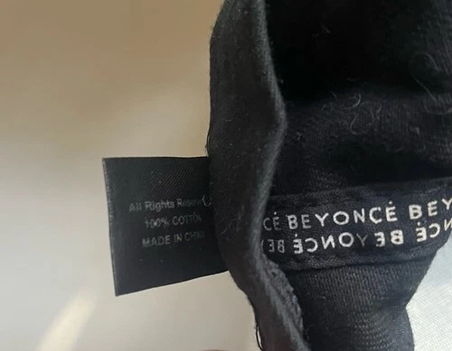 Black Unisex Snapback Cap with "B" Beyonce Logo and Floral Brim - photo 5