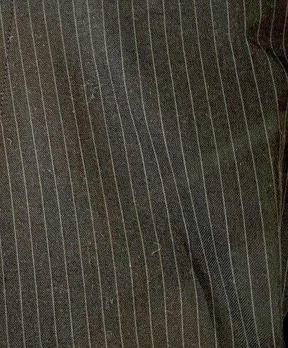 Stafford Navy Blue w Gray Pinstriped Wool Suit Pants 42R - photo 2