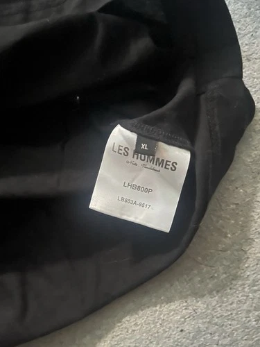 Rare Vintage 2012 LES HOMMES Black T Shirt Men's 42" Chest - photo 4