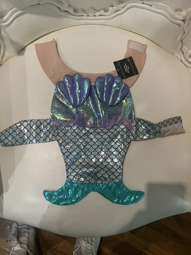 MEDIUM mermaid costume Uncommon Solid blue NWT
