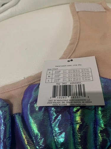MEDIUM mermaid costume Uncommon Solid blue NWT - photo 2