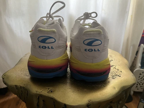 Men Size 13 - PUMA Cell Speed Fresh White Fuchsia Purple Rainbow - photo 3