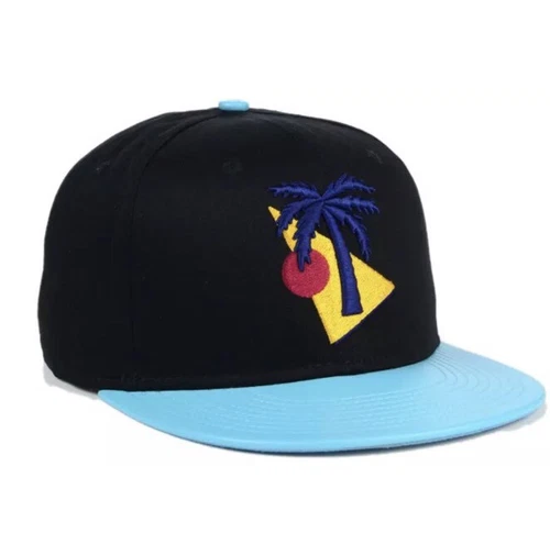 BLVD Supply Co. Vice Palm Tree Flat Bill Snapback Cap Hat - photo 2